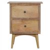 Mango Hill 2 Drawer Bedside Table