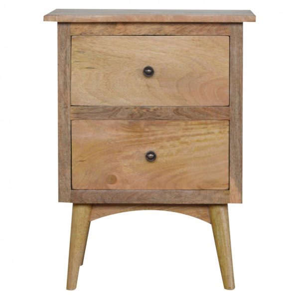 Mango Hill 2 Drawer Bedside Table