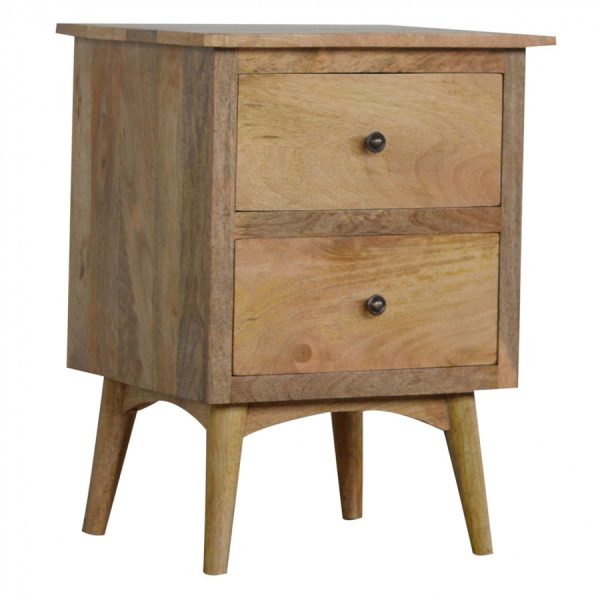 Mango Hill 2 Drawer Bedside Table