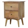 Mango Hill 2 Drawer Bedside Table