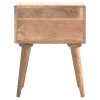 Mango Hill 2 Drawer Solid Wood Bedside Table
