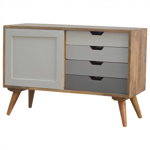Mango Hill 4 Drawer Cabinet With Sliding Door