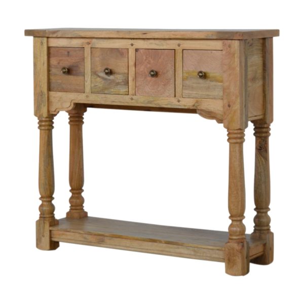 Mango Hill 4 Drawer Console Table