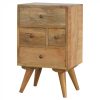 Mango Hill 4 Drawer Petite Bedside