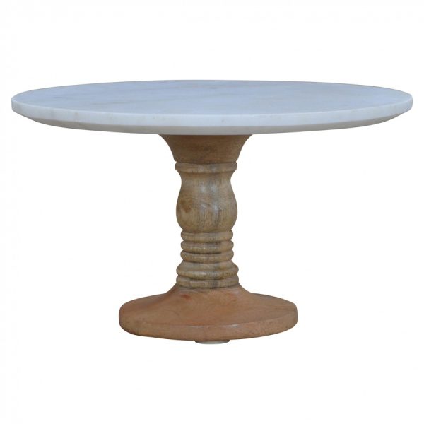 Mango Hill Cake Stand with Marble Top