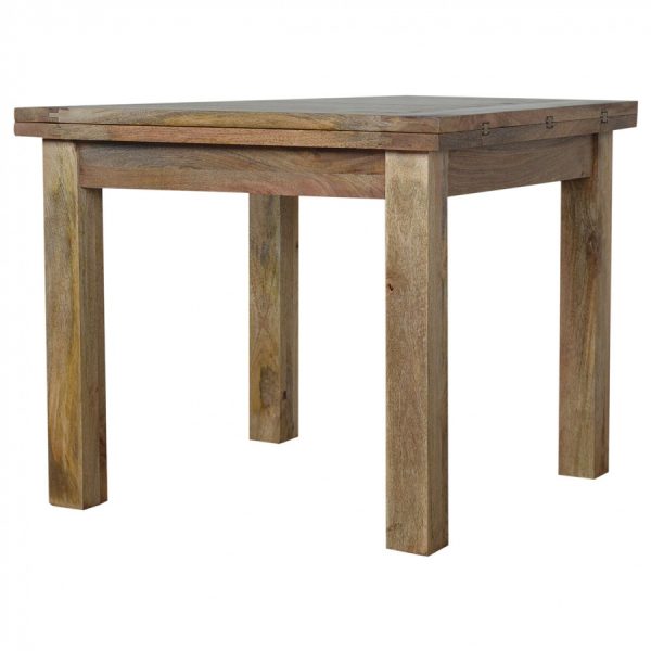 Mango Hill Extendable Butterfly Dining Table with Straight Legs