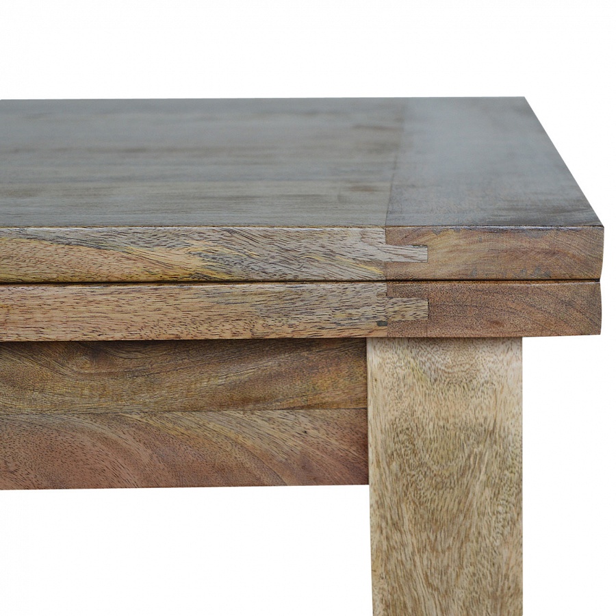 Mango Hill Extendable Butterfly Dining Table with Straight Legs
