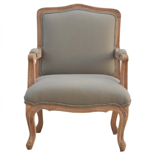 Mango Hill French Styled Upholstered Arm Chair