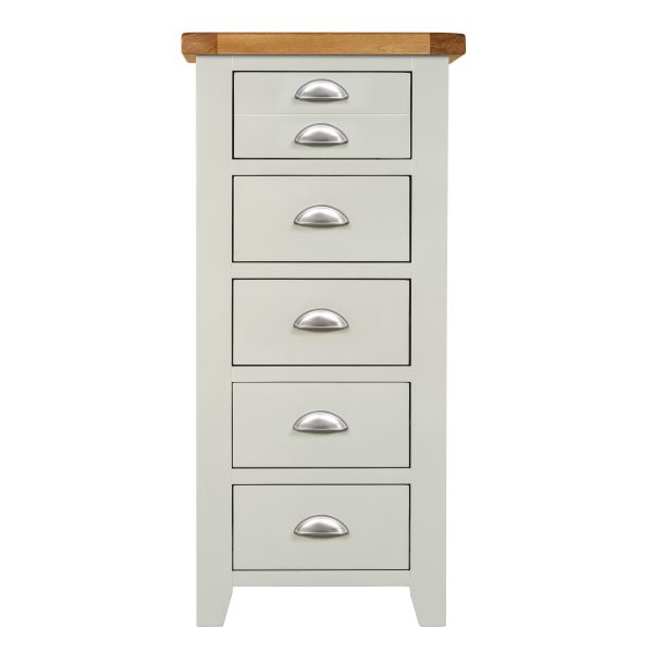 Willow Grey Tall Chest 5 Drawers