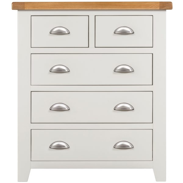 Willow White 2+3 Drawer Chest