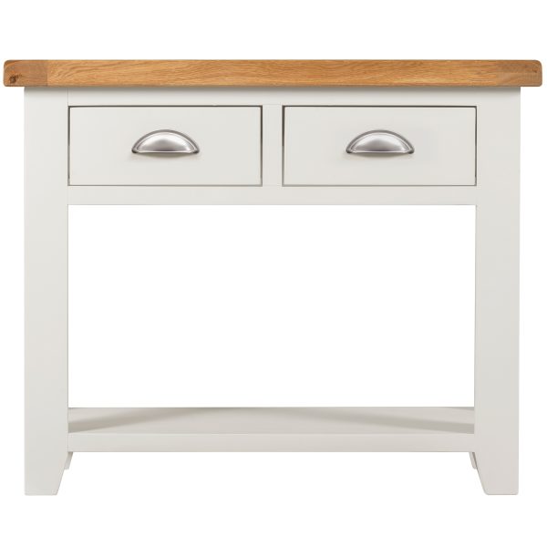 Willow White 2 Drawer Console Table