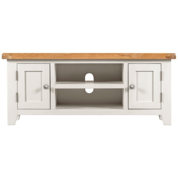 Willow White Plasma TV Unit