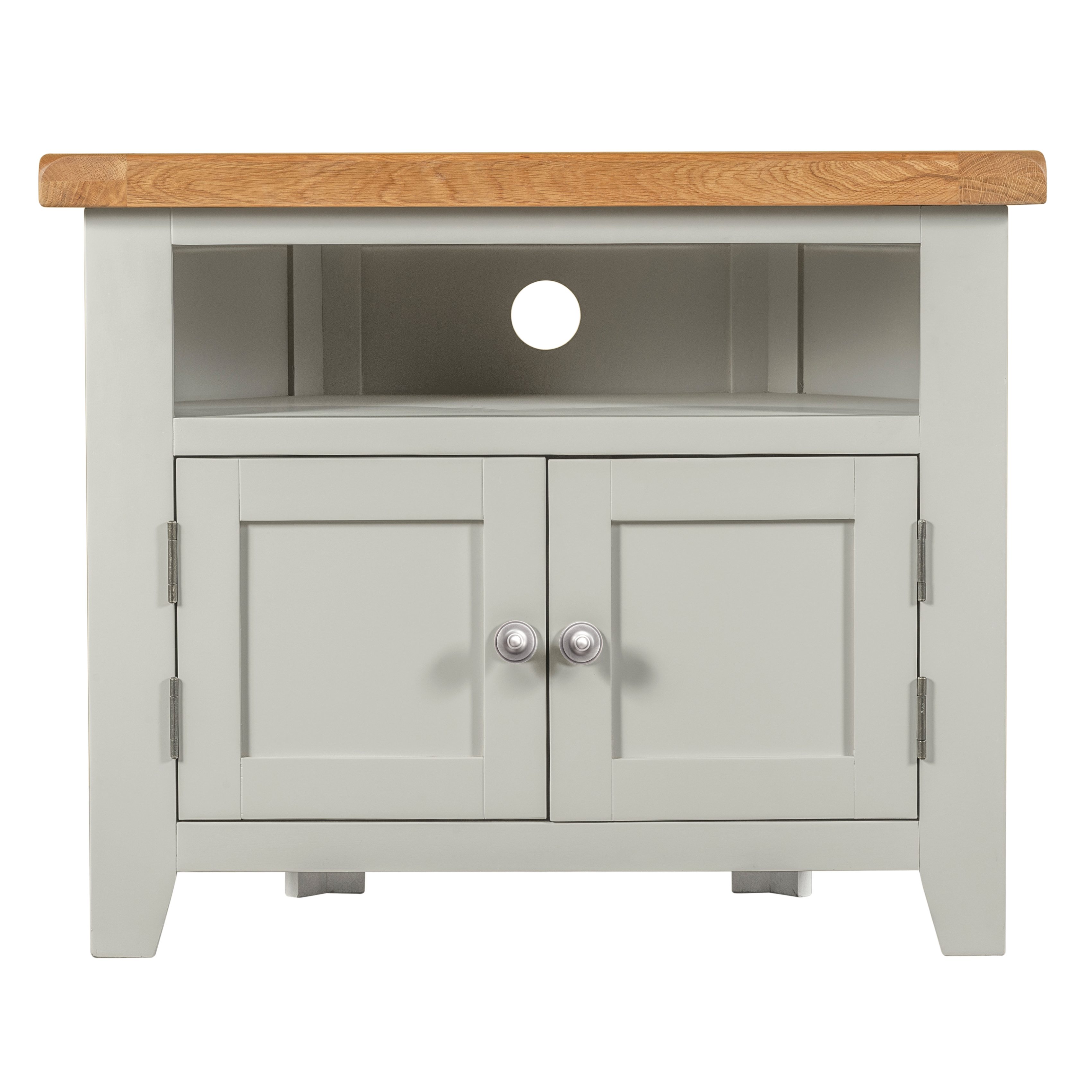 Willow Grey Corner TV Unit The Haven Home Interiors