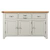 Willow Grey 3 Doors 3 Drawers Sideboard