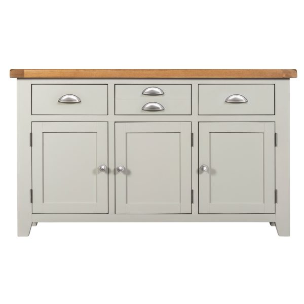 Willow Grey 3 Doors 3 Drawers Sideboard