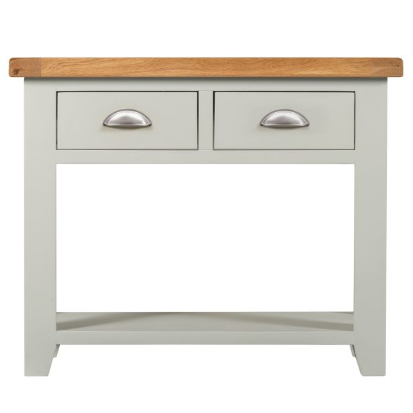 Willow Grey Console Table 2 Drawers