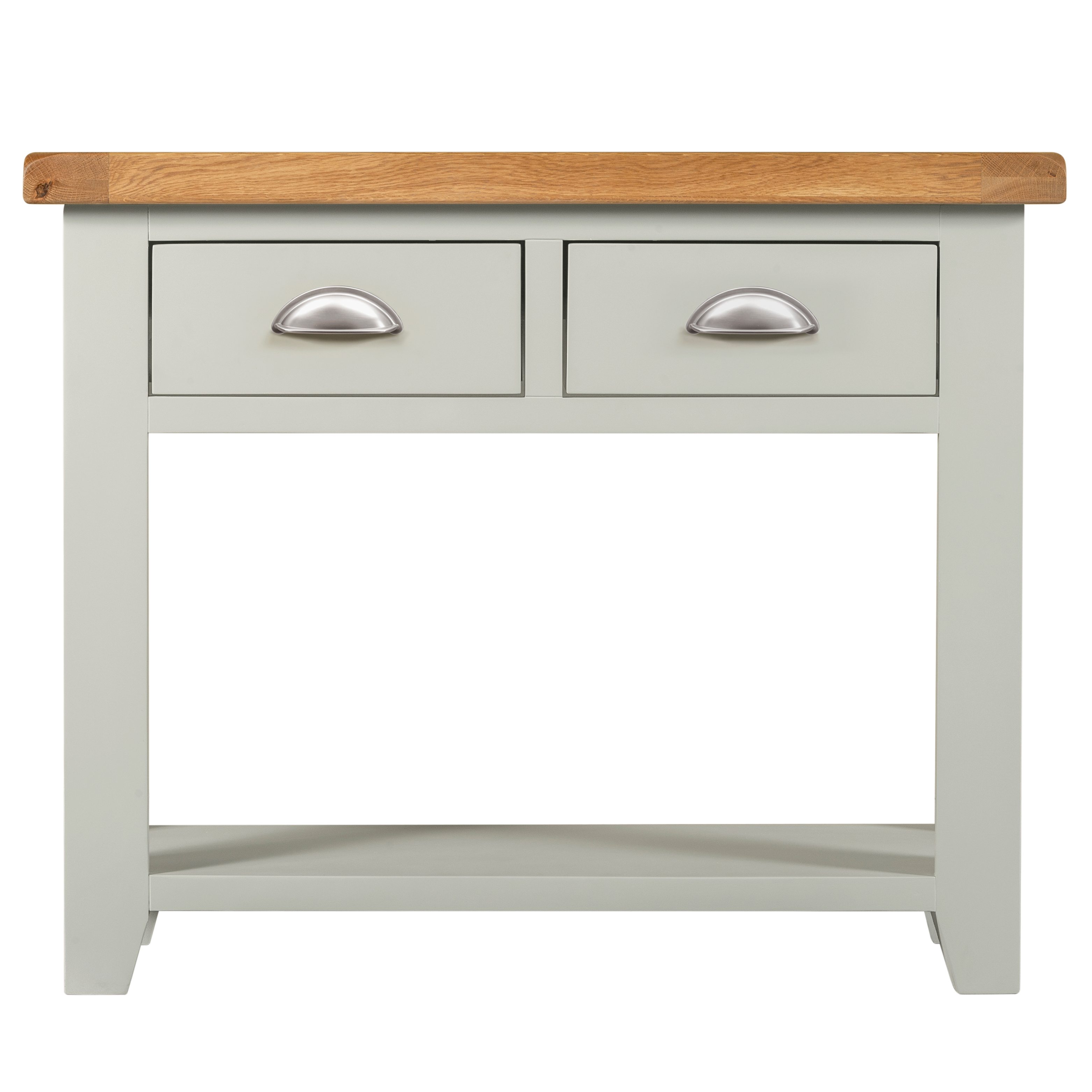 Willow Grey Console Table 2 Drawers The Haven Home Interiors