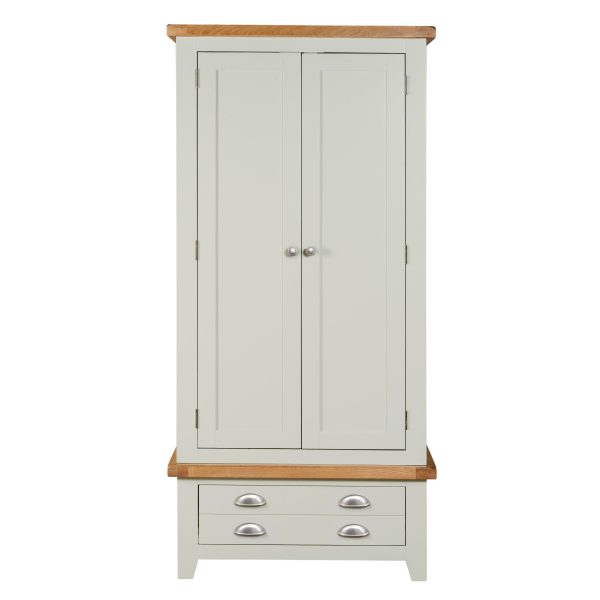 Willow Grey Double Wardrobe