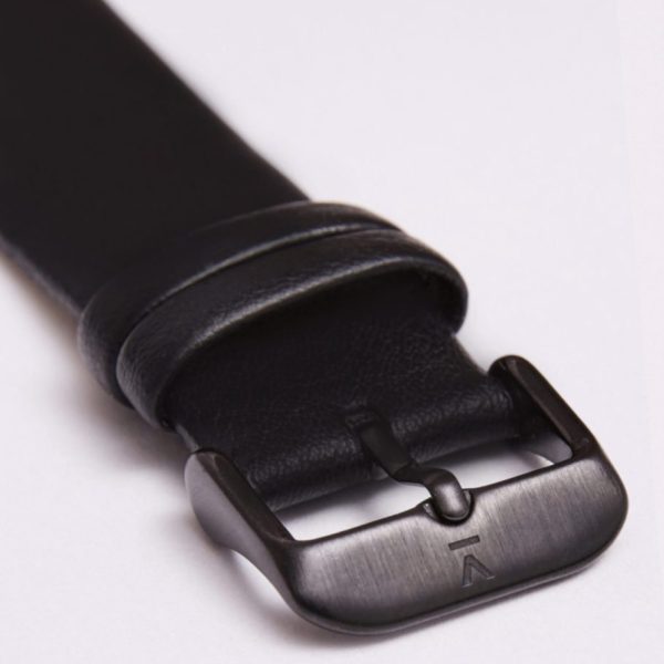 Black With Brushed Black Buckle | 20MM