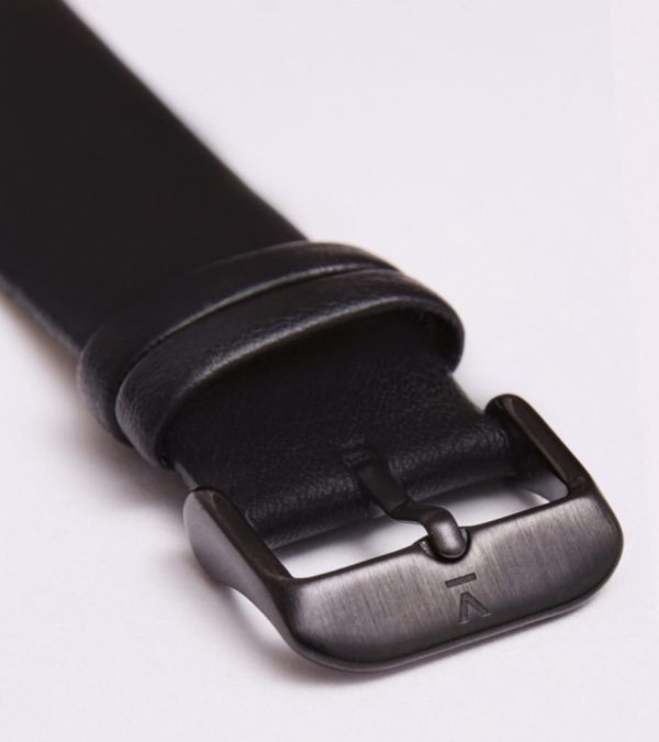 Black With Brushed Black Buckle | 20MM