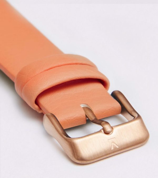 Coral With Brushed Rose Gold Buckle | 18MM