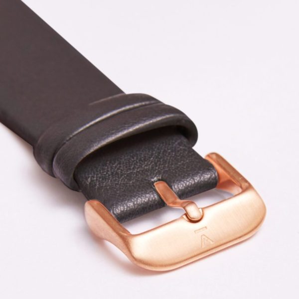 Dark Grey With Brushed Rose Gold Buckle | 20MM
