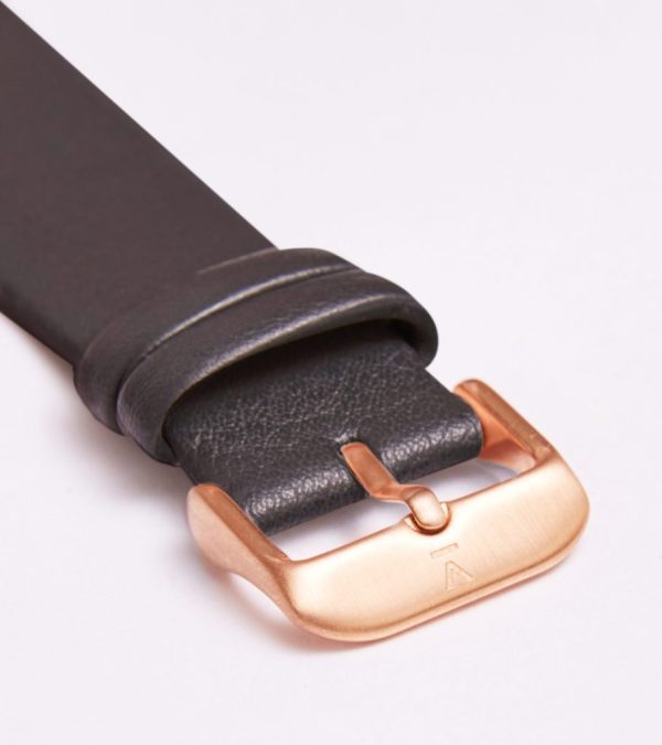 Dark Grey With Brushed Rose Gold Buckle | 20MM