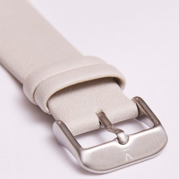 Light Grey With Brushed Silver Buckle | 20MM