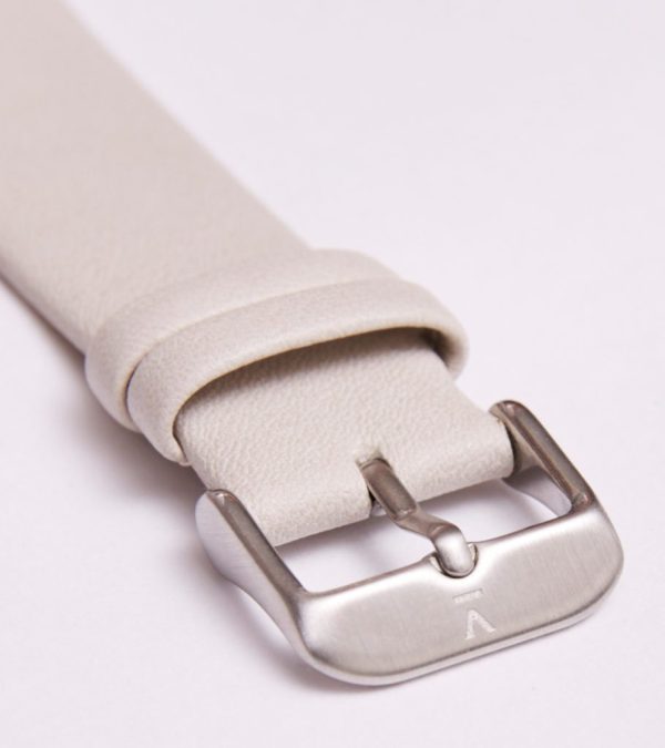 Light Grey With Brushed Silver Buckle | 20MM