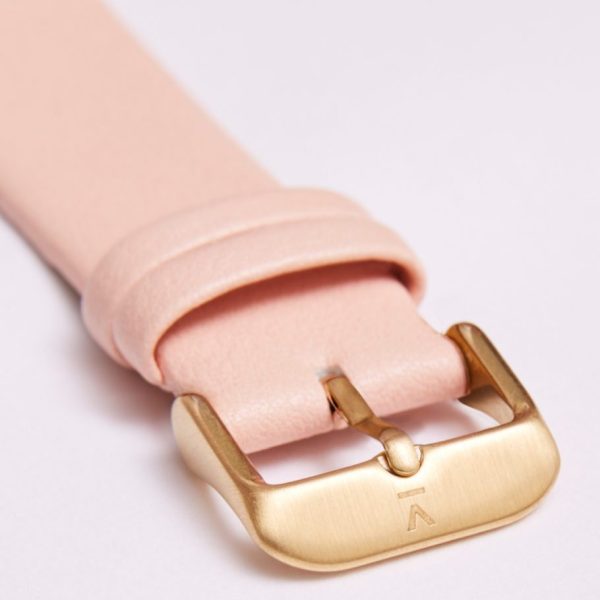 Pink With Brushed Gold Buckle | 20MM