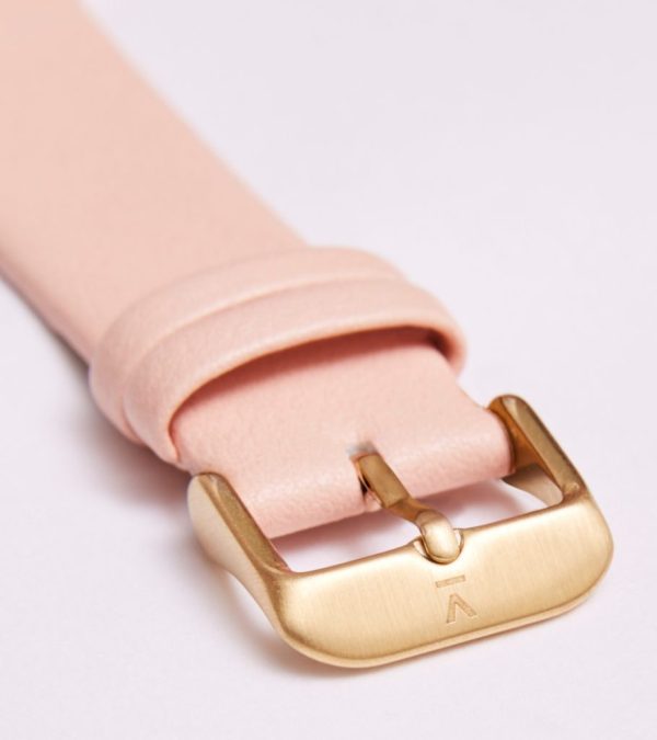 Pink With Brushed Gold Buckle | 20MM