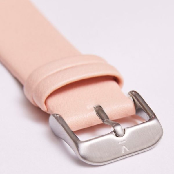 Pink With Brushed Silver Buckle | 20MM