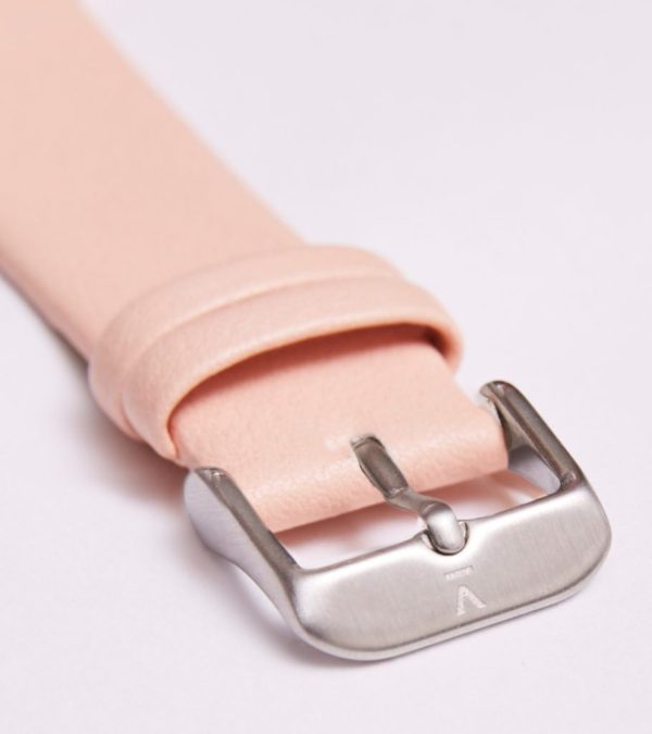 Pink With Brushed Silver Buckle | 20MM