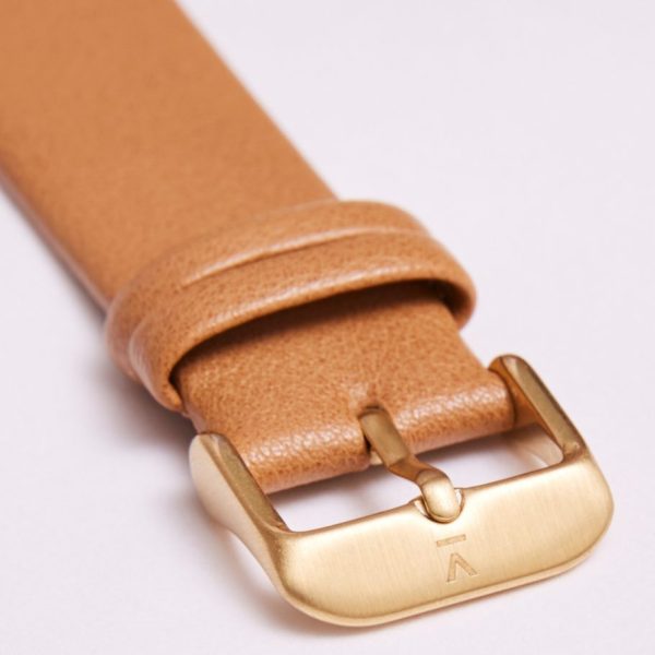 Tan With Brushed Gold Buckle | 20MM