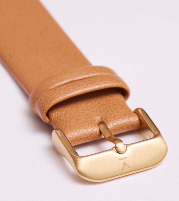 Tan With Brushed Gold Buckle | 20MM