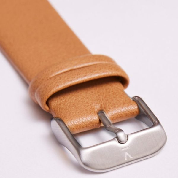 Tan With Brushed Silver Buckle | 20MM