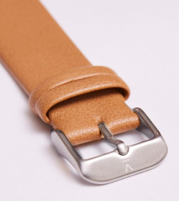 Tan With Brushed Silver Buckle | 20MM