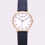 The Rose Gold Face With Navy Strap