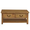 Gresford Rustic 2 Drawer Coffee Table