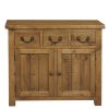 Gresford Rustic 3 Drawer 2 Door Sideboard