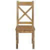 Gresford Rustic Dining Chair Timber Seat KD