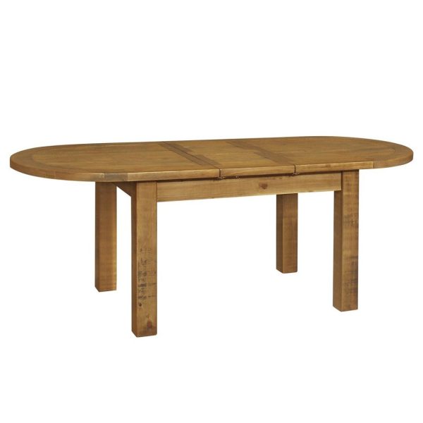 Gresford Rustic Oval Ext. Table 1800 extend 2200