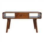 Mango Hill 1 Drawer Curved Coffee Table