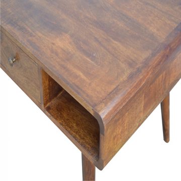 Mango Hill 1 Drawer Curved Coffee Table