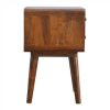 Mango Hill 2 Drawer Curved Bedside 8