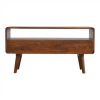Mango Hill 2 Drawer Curved Media Unit