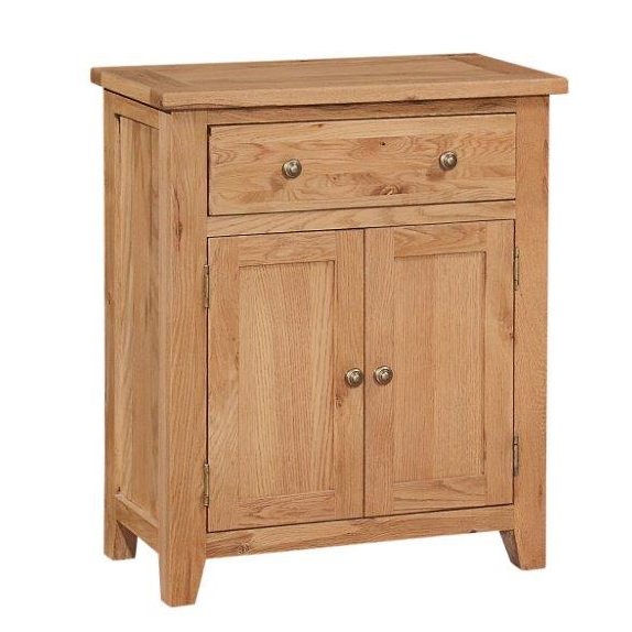 Mini Oxford Oak 1 Drawer 2 Door Sideboard