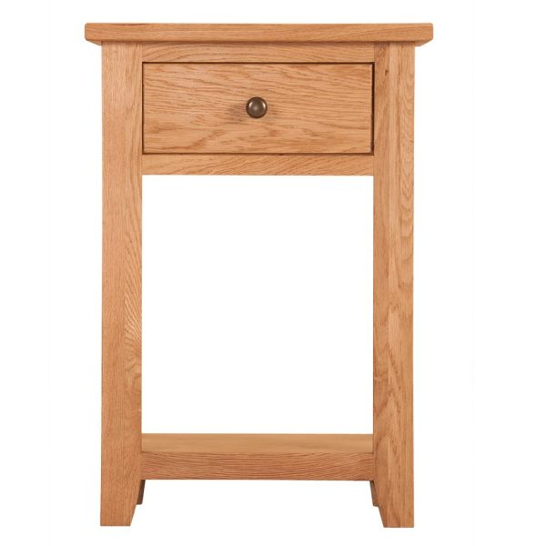 Mini Oxford Oak 1 Drawer Console Table