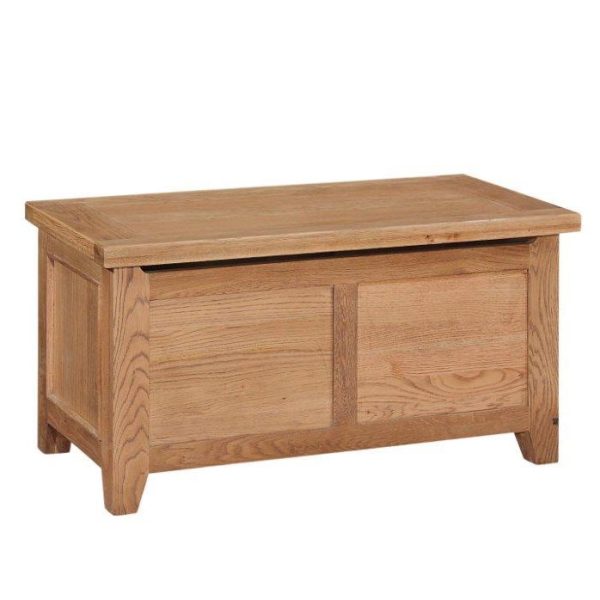 Oxford Oak Blanket Box