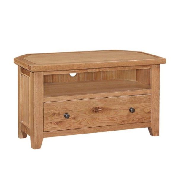 Oxford Oak Corner TV Unit